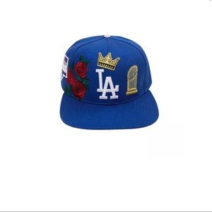 Pro Standard Los Angeles Dodgers City Double Front Logo Snapback Hat